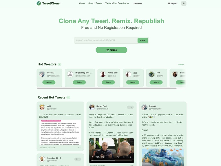 TweetCloner - Clone Any Tweet. Remix. Republish – screenshot 5