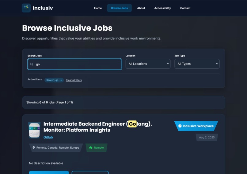 Inclusiv – screenshot 5