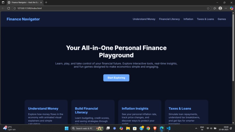 Finance Navigator – screenshot 1