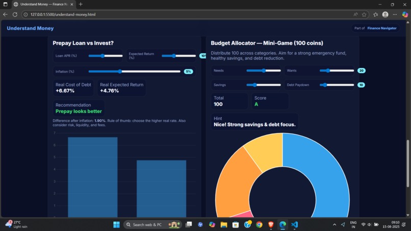 Finance Navigator – screenshot 2
