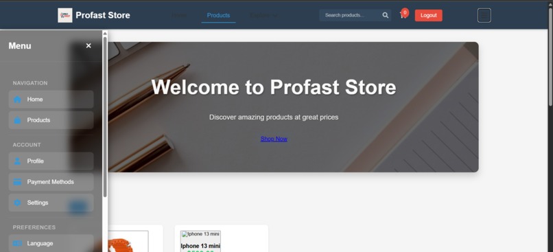 develop backend of online store – screenshot 2