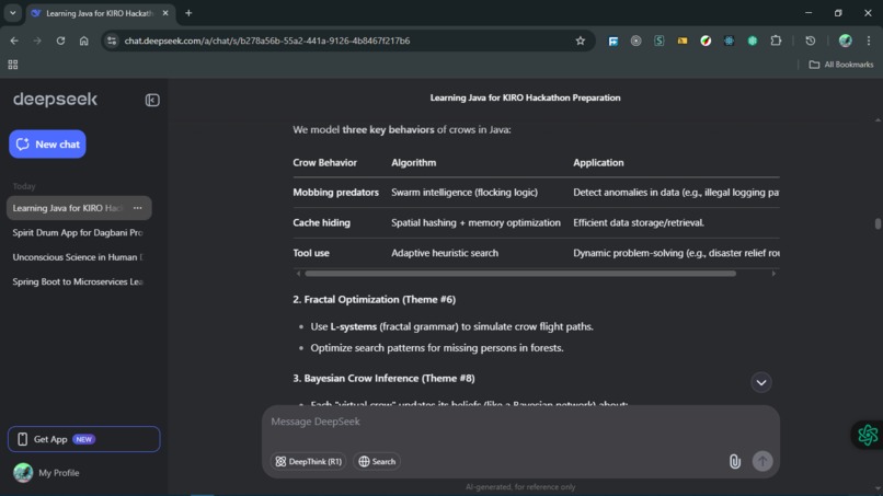 The Crow's Eye Algorithm – screenshot 5