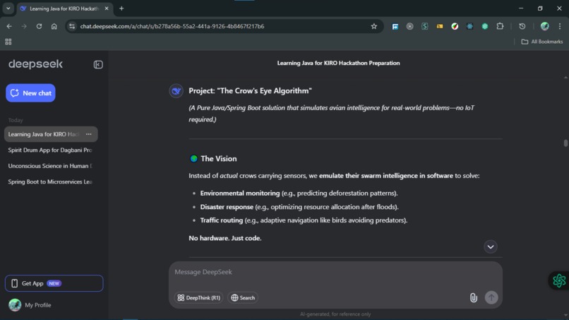 The Crow's Eye Algorithm – screenshot 4