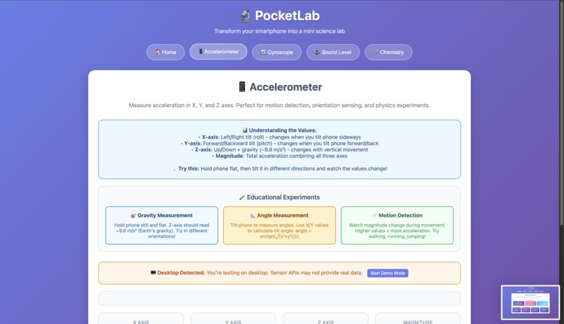 PocketLab – screenshot 3