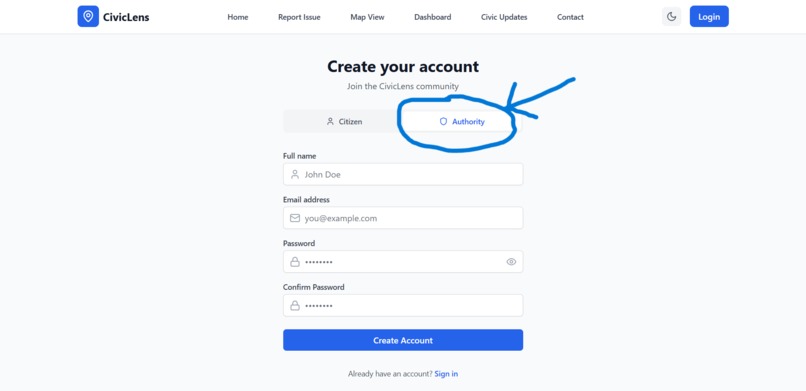 CivicLens – screenshot 2