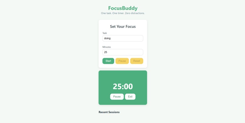 FocusBuddy – screenshot 1