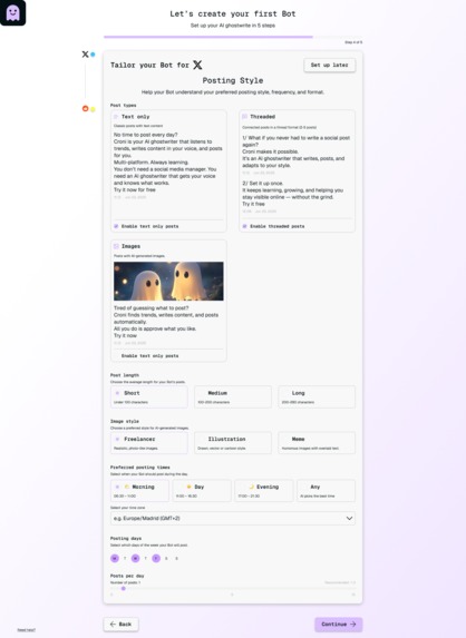 Croni: The Autonomous Social Media AI Assistant – screenshot 3