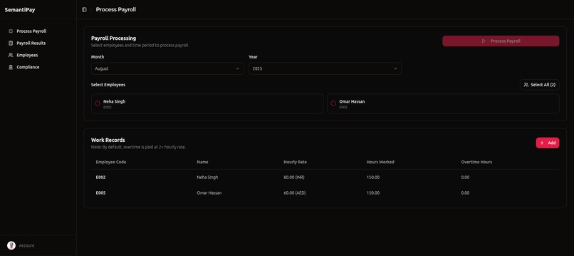 SemantiPay – screenshot 2