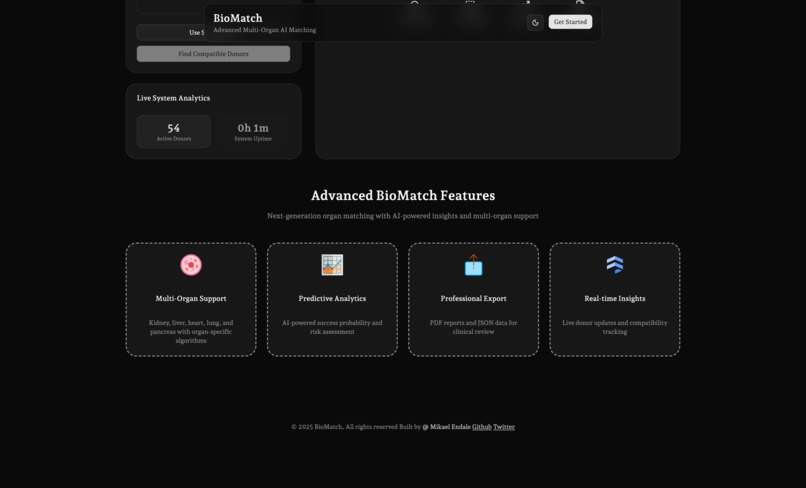 BioMatch: DNA-Compatible Organ Donor Finder – screenshot 3