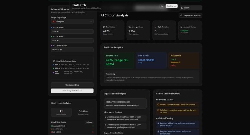 BioMatch: DNA-Compatible Organ Donor Finder – screenshot 6