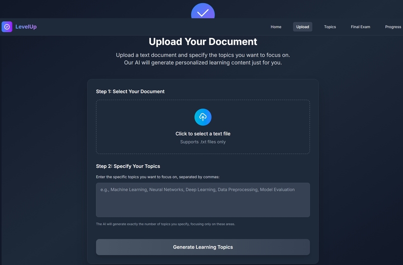 LevelUP – screenshot 1