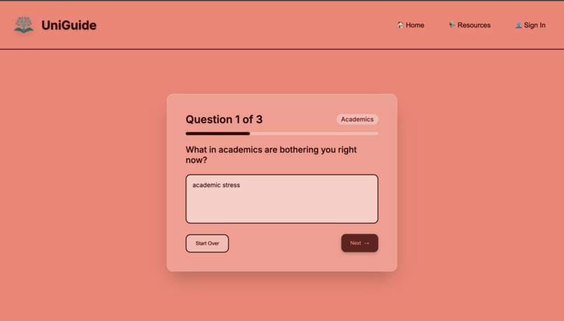 UniGuide – screenshot 1