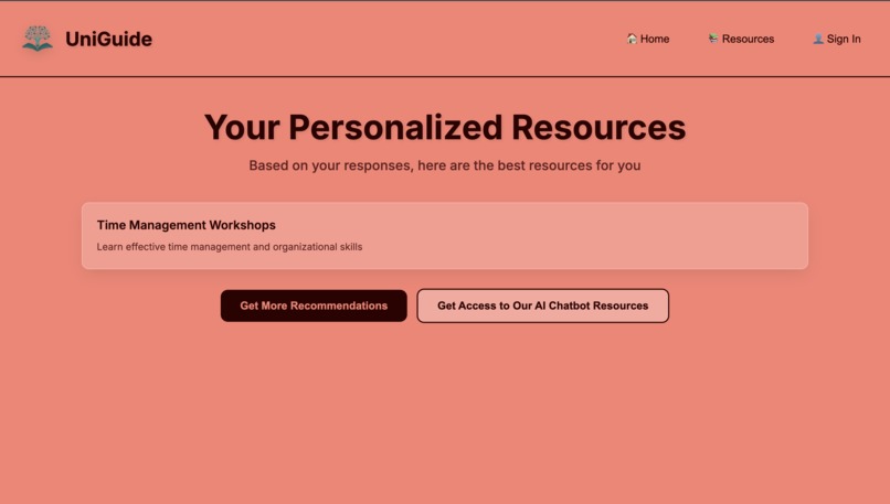UniGuide – screenshot 3