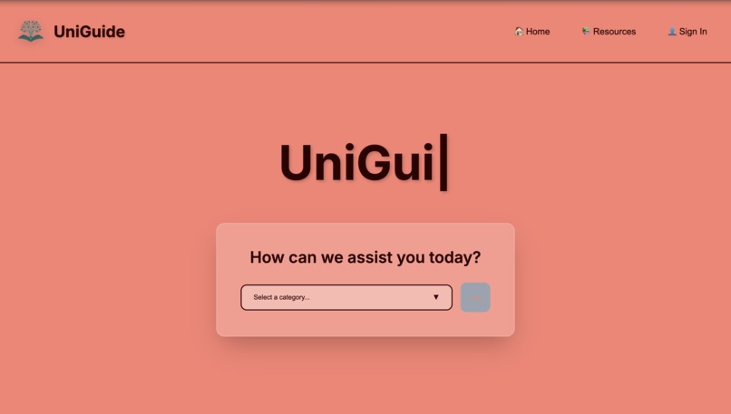 UniGuide – screenshot 2