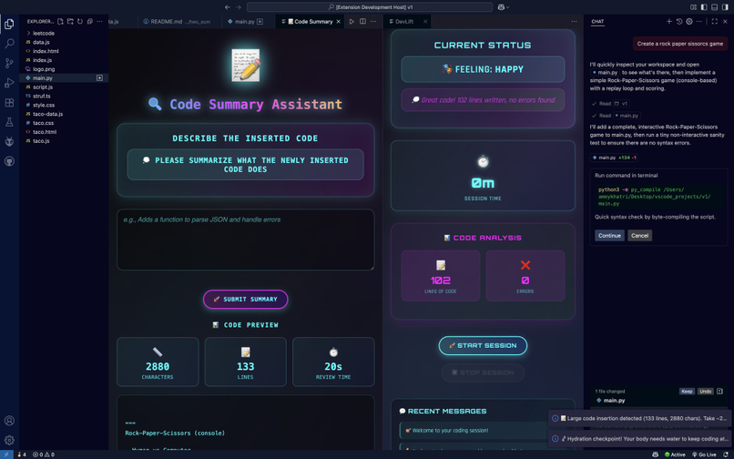 DevLift – screenshot 2