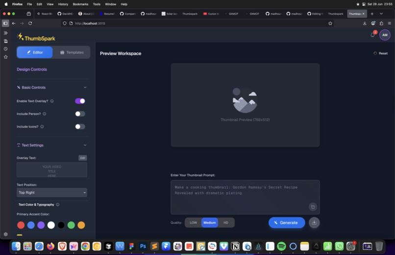 ThumbSpark - AI-Powered YouTube Thumbnail Generator – screenshot 4