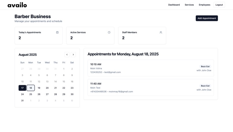 Availo – screenshot 4