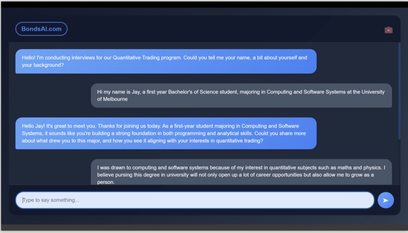 BondsAI – screenshot 2