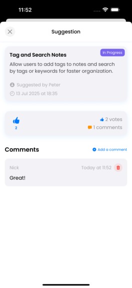 Votice: Feedback Manager – screenshot 14