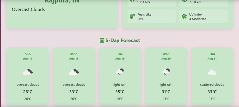 Weather Forecast – screenshot 3