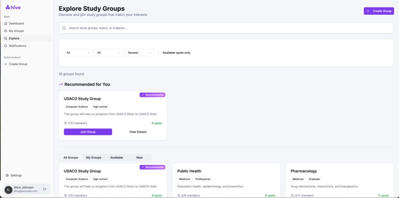 Hive – screenshot 1