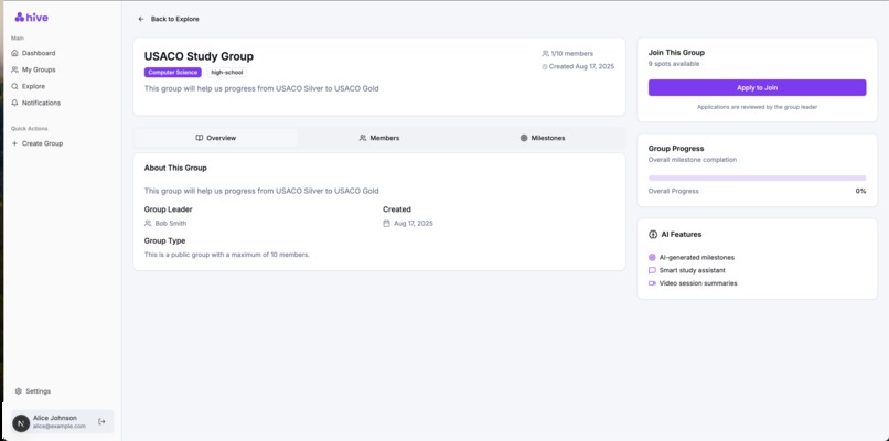 Hive – screenshot 2