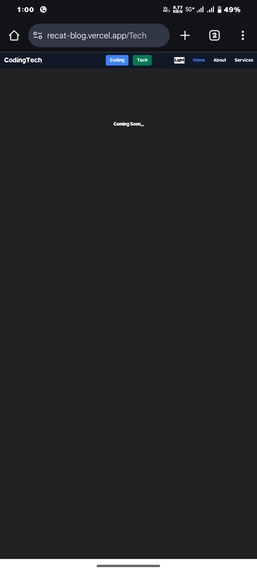 Blogging website with react js  – screenshot 4