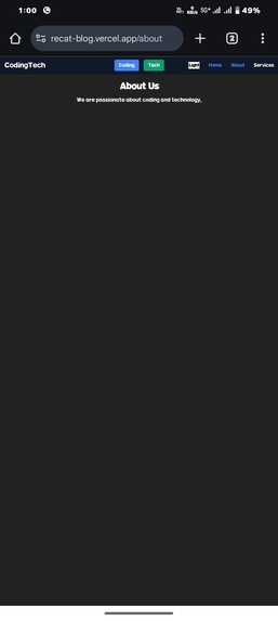 Blogging website with react js  – screenshot 3