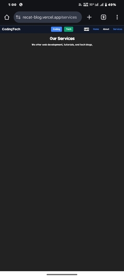 Blogging website with react js  – screenshot 5