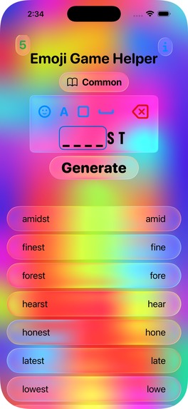 Emoji Game Helper – screenshot 1