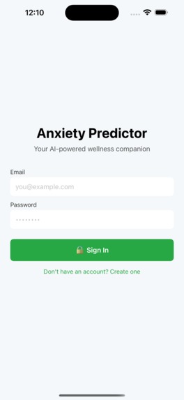 Anxiety Predictor – screenshot 1