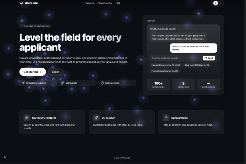 UniGuide – screenshot 1