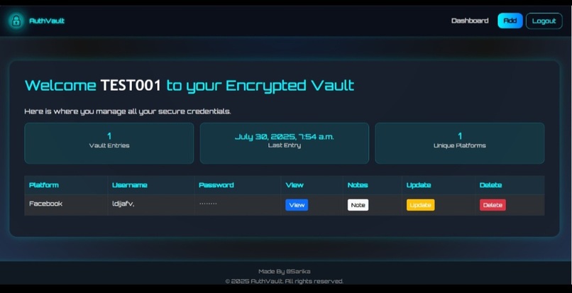 AuthVault – screenshot 1