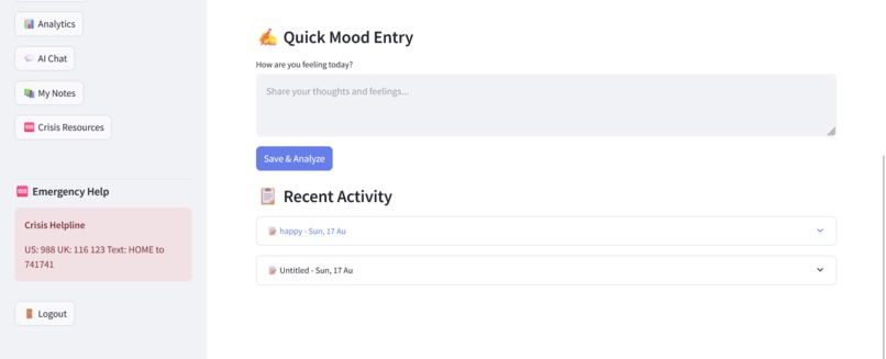 MoodNote - AI Mental Health Companion – screenshot 5