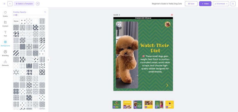 VDraw - Free AI Carousel Post Generator for Social Media – screenshot 4
