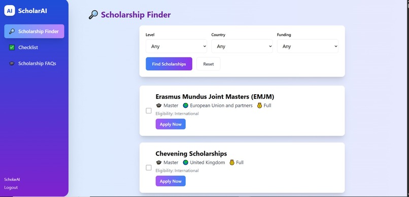 ScholarAI – screenshot 2