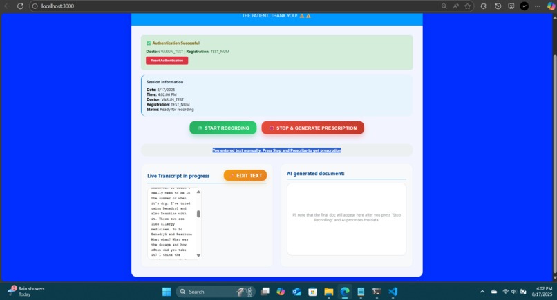 preSCRIBE - Linking Conversation And Care – screenshot 2
