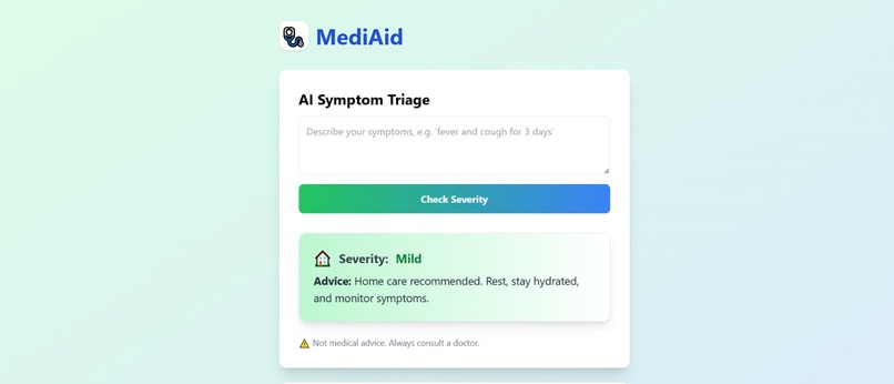 MediAid – screenshot 1