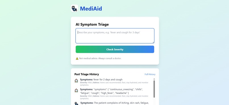 MediAid – screenshot 2