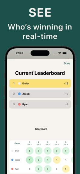 Mini-Golf Score Card - Golfie – screenshot 5