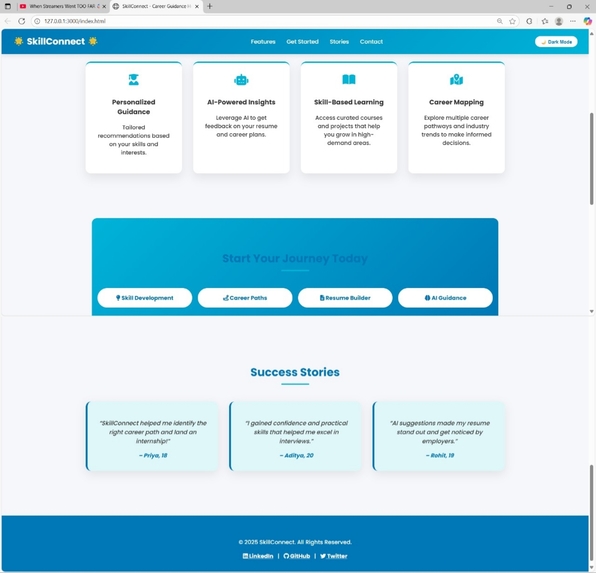 SkillConnect – Connects skills with careers – screenshot 1