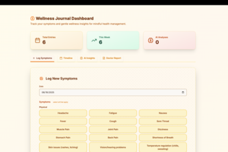AI Wellness Journal