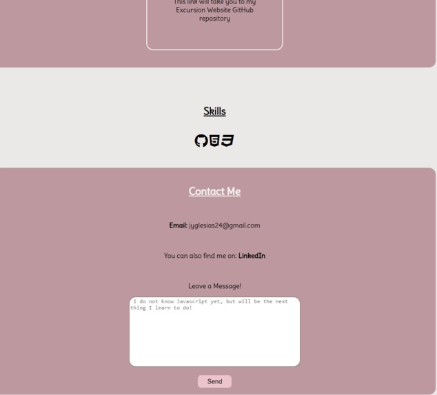 Portfolio Website – screenshot 2