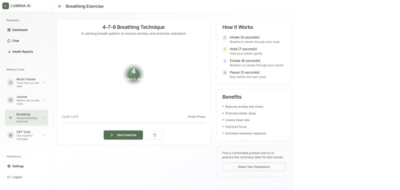Lumina AI - AI Mental Health Buddy – screenshot 5