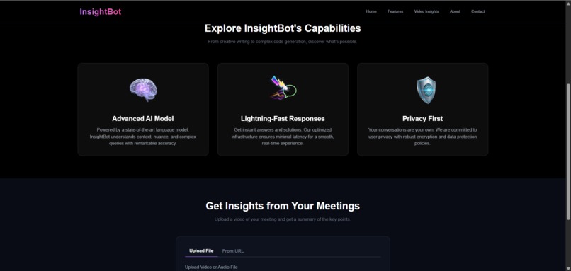 InsightBot – screenshot 2
