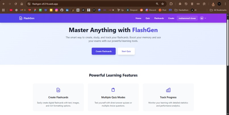 FlashGen – screenshot 1