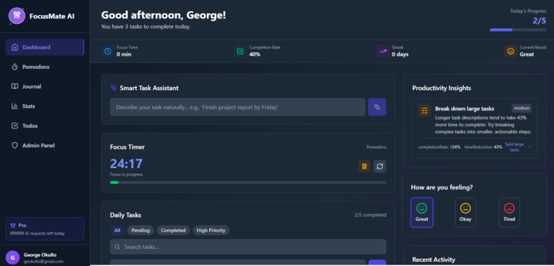 FocusMate AI – screenshot 3