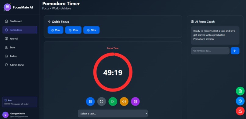 FocusMate AI – screenshot 4