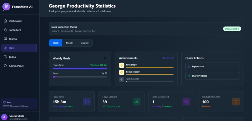 FocusMate AI – screenshot 6