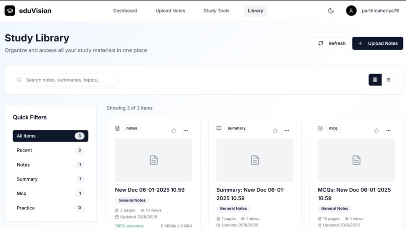 eduVision – screenshot 2
